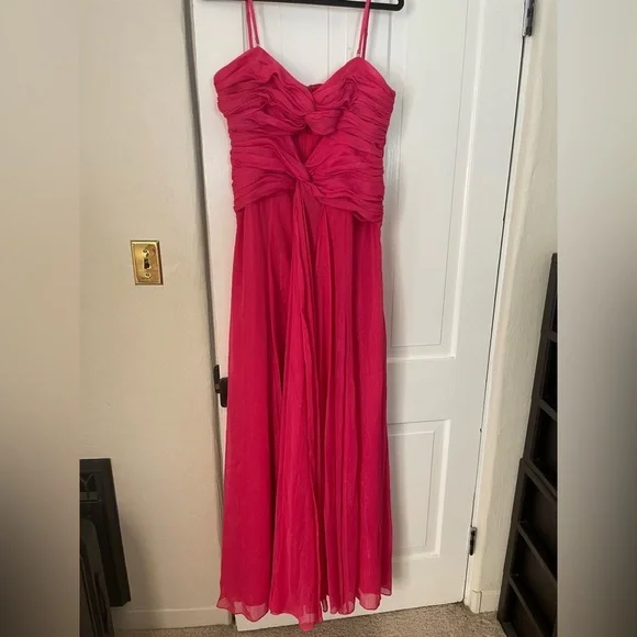 LIKELY Clea Gown in Raspberry Color - Picture 2 of 10
